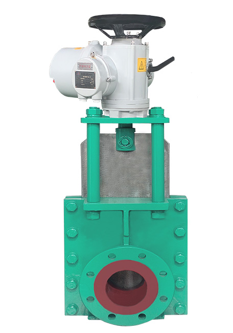 電動(dòng)組合式穿透礦漿刀閘閥 