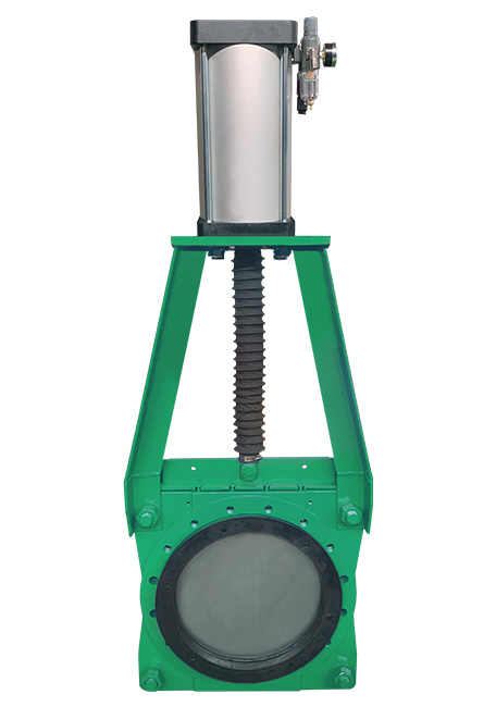 氣動對夾式礦漿刀閘閥