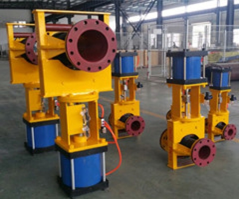 氣缸式裸式管夾閥